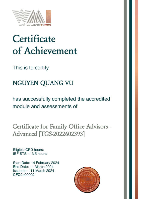 Family Office Advisors Advanced certificate